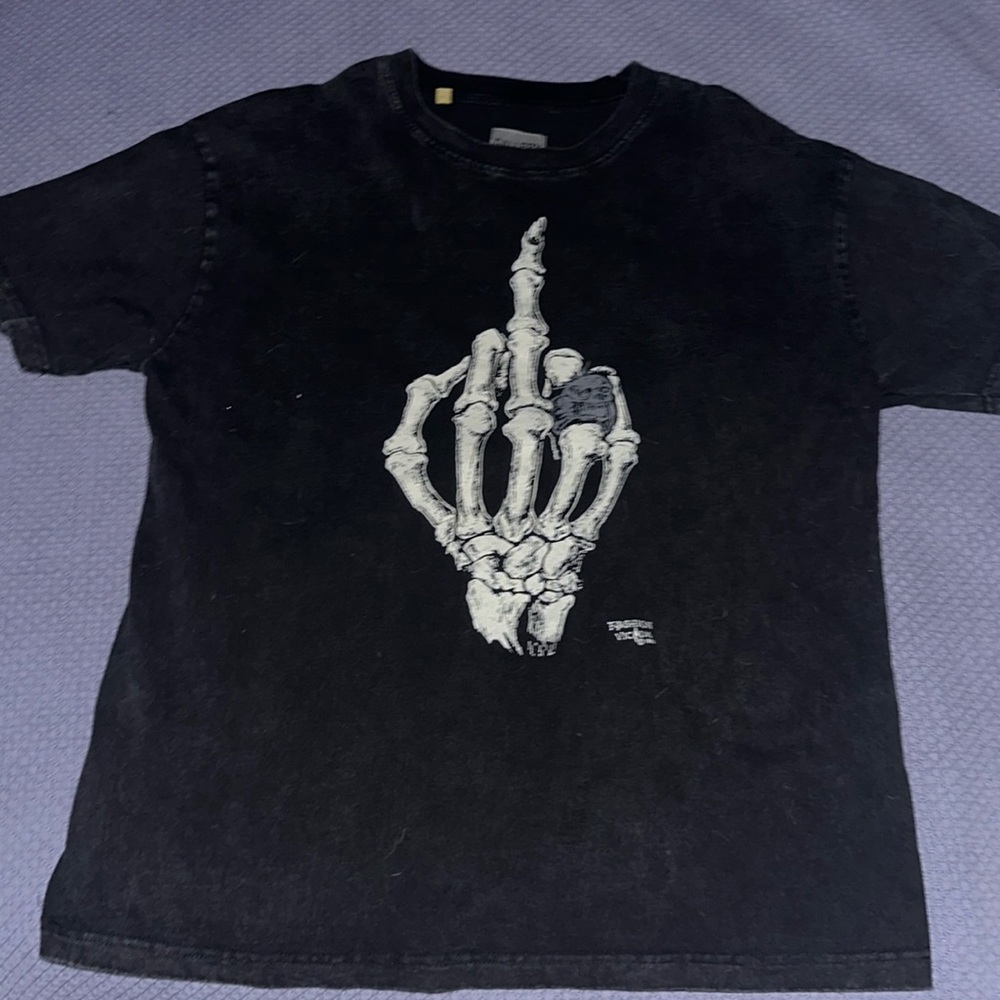 Brand new doesn’t fit. Size small fits like a Large